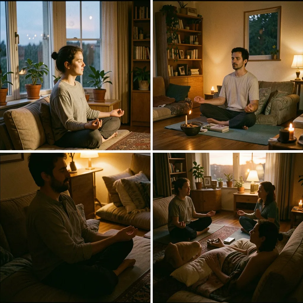 Open floor plan with chairs in a semicircle